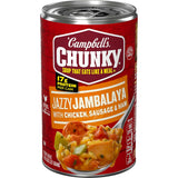 Campbell's Chunky Soup Jazzy Jambalaya – Convenient Protein-Rich Weekday Lunch, 18.6 Oz Single-Serve