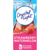 Crystal Light Sugar-Free Strawberry Watermelon Packets – Fruity Flavored Water for Lunch Bag Prep