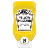 Heinz Yellow Mustard, 20 oz Bottle – Streamlined Pantry Mustard for Less-is-More Home Cooking