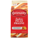 Community Coffee Pecan Praline Flavored Coffee – Gentle Aromatherapy-Style Brew for Evening Wind-Down, 12 oz