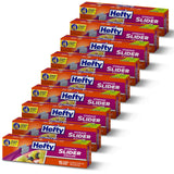 Hefty Slider Gallon Storage Bags – Desk-Side Lunch and Bulk Snack Organizer, MaxLock Seal