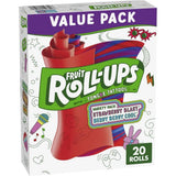 Betty Crocker Fruit Roll-Ups Variety Pack – Nursery and Kids Room Friendly Snack Drawer Staple, No Mess Individual Portions, 20 Rolls