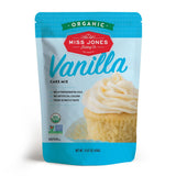 Miss Jones Baking Organic Cake Mix – Wholesome Vegan-Friendly Dessert for Health-Focused Home Kitchens, Nut-Free Yellow Cake with Simple Honest Ingredients