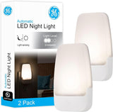GE Plug-in Night Light – Warm Glow LED for Nursery Diaper Changes and Playroom Ambiance