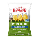 Boulder Canyon Kettle-Cooked Avocado Oil Chips – 5.25 oz Single-Serve Bag for Kid Lunchboxes and Field Trips