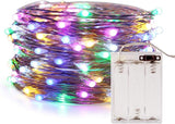 ANJAYLIA Battery Operated Fairy Lights – Smokeless and Fire Risk Free Bedroom and Nursery Lighting