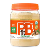 PBfit Organic PB Powder – Unflavored-Additive Plant Protein in One Streamlined Jar