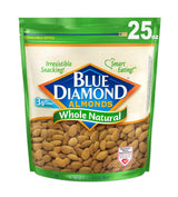 Blue Diamond Almonds Wasabi & Soy Sauce Flavored Snack Nuts – Choline-Free Plant Protein for Lunchbox Add-Ons, 25 Oz Resealable Pouch