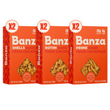 Banza Gluten-Free Penne Rotini and Shells – Low-Carb Plant-Based Pasta for Health-Conscious Weeknight Dinners