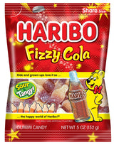 Haribo Fizzy Cola Gummies – Picnic Treat for Outdoor Movie Nights in the Backyard, 5 oz