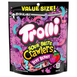 Trolli Sour Brite Crawlers Gummy Worms 28.8 oz - Sweet and Sour Bulk Candy for Kids Lunchboxes, Road Trips, and Family Snack Drawers