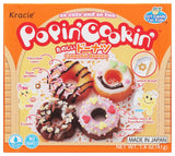 Kracie Popin' Cookin' Edible Donut Making Kit for Children – Single-Serve No-Bake Sweet Craft with Included Molds and Sprinkles