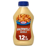 Kraft Chipotle Aioli 12 fl oz Squeeze Bottle — Outdoor Entertaining Sauce for Grilled Meats, Veggie Trays, and Patio Parties