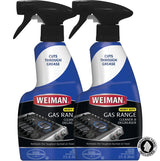 Weiman Gas Range Cleaner and Degreaser – Fume-Free Heavy Duty Degreaser for Family Kitchens, Removes Baked-On Grease