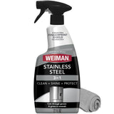 Weiman Stainless Steel Cleaner & Polish – Intentional Living Polish, One Product for Every Stainless Surface