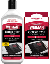 Weiman Ceramic and Glass Cooktop Cleaner – One-Step Polish for a Clean, Clutter-Free Countertop
