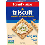 Triscuit Original Whole Grain Wheat Crackers – No Artificial Colors Whole Wheat Snacks for Back-to-School, 12.5 oz