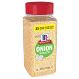 McCormick Minced Onion, 6.37 oz – Open-Air Grilling Seasoning for Chicken, Foil Packets and Camp Chili