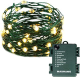 LumioGlow Starry String Lights – Flameless Kids Room Decor for Playroom Canopy and Toddler Bedroom Reading Corner
