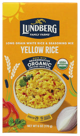 Lundberg Family Farms Organic Yellow Rice Blend – Plant-Based Whole Grain for Healthy Lunch Bowls