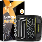 KUSONKEY Magnetic Screw Holder Wristband – Portable Tool Organizer for Camping and Outdoor DIY, Lightweight Wristband with Strong Magnets