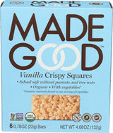 MadeGood Vanilla Crispy Squares – Safe Snack Choice for Nut-Allergic Schools and Classrooms
