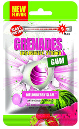 Grenades Gum Wild Spearmint 30ct – Hiking and Backpacking Gum for Trails and Picnics