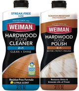 Weiman Wood Floor Polish and Restorer 3PC Bundle - Simple One-Step Hardwood Floor Refresh, No Extra Products Required