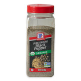 McCormick Finely Ground Organic Pepper – Birthday Gift for Mom Who Loves Clean Cooking, 12 oz