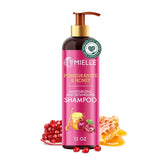 Mielle Organics Pomegranate & Honey Shampoo – Spa-Style Self-Care Cleanser for Coily Textured Hair