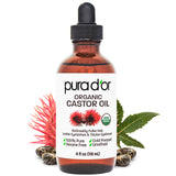 PURA D'OR Organic Moroccan Argan Oil – Thoughtful Birthday Gift for Her, 4 oz Cold-Pressed Skin and Hair Oil