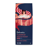 Lavazza Dolcevita Classico Ground Coffee – Connoisseur's Medium Roast for a Refined Daily Espresso Ritual