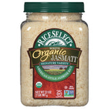 RiceSelect Organic Texmati Brown Basmati Rice – One Jar Covers Risotto, Bowls, and Pilafs for the Less-Is-More Pantry, 32 oz