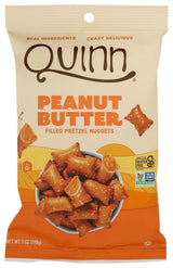 Quinn Snacks Peanut Butter Filled Pretzels, 7 Oz – Cooler-Friendly Snack for Camping and Picnics