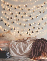 Aurora Glow Minimalist Photo Clip Lights – Understated Bedroom and Home Office Accent Lighting