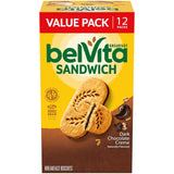 belVita Breakfast Biscuit Sandwiches – Clean-Label Morning Treat for Busy School-Day Routines, 12-Pack