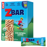 Zbar Iced Oatmeal Cookie – Organic Snack Bars That Align with Clean-Eating Family Values, 12g Whole Grains Per Bar (18 Pack)
