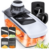 Fullstar Vegetable Spiralizer and Cheese Grater 6-in-1 – Housewarming and White Elephant Gift for Home Cooks, BPA-Free White