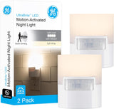 GE Motion Sensor Night Light – Gentle 40 Lumen Glow for Child Bedroom and Hallway, 2 Pack