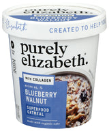 Purely Elizabeth Blueberry Walnut Protein Oats – Commute-Friendly Single-Serve Pouch for the Car or Train