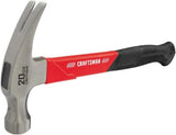 CRAFTSMAN 20 oz Hammer with Weather-Resistant Fiberglass Handle for Outdoor Jobsites
