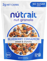 NuTrail Blueberry Cinnamon Granola – Low-Sugar School Lunchbox Topping for Picky Eaters