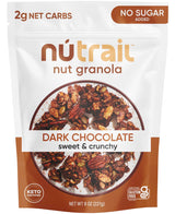 NuTrail Grain Free Cereal – Grab and Go Keto Snack for Gym Bag and Outdoor Workouts, 8 oz Resealable