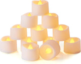 Homemory Timer LED Votives – Cool Touch, No Flame Lighting for Nursing Homes and Apartments
