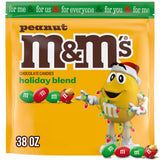 M&M'S Milk Chocolate Minis Christmas Candy – Ready-to-Wrap Hostess Gift and Stocking Filler, Festive Red and Green 10 oz