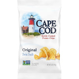 Cape Cod Original Sea Salt Chips 5oz Single Serve – On-the-Go Crunch for Camping and Tailgates