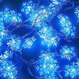 DomeStar Snowflake Fairy Lights – Baby Nursery Wall Accent, No Flame No Wax Drip Kids Christmas Decoration