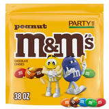 M&M'S Peanut Milk Chocolate Candy 38 oz Party Bag – Birthday Gift for Coworkers and Holiday Hostess Present