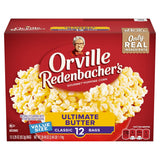 Orville Redenbacher's 12-Bag Ultimate Butter Popcorn Valentine's Day Cozy Night-In Gift for Couples
