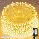 Lumify 200 LED Outdoor String Lights with Timer – Durable Rain and Snow Proof Lights for Front Porch and Balcony